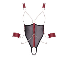 Body de bondage ouvert et seins nus - Cottelli Bondage