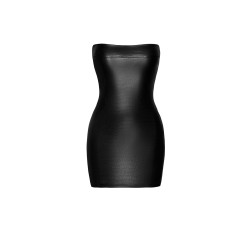 Mini robe bustier Wild F317 wetlook effet croco